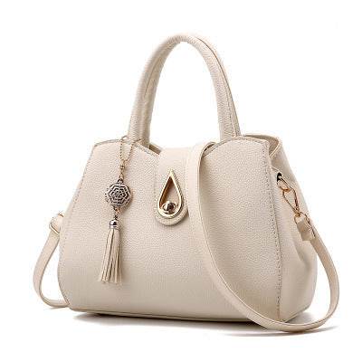 SMOOZA Famous Designer Brand Luxury Women Handbag Tassel Women Bag Top-Handle Bags Fashion Women Messenger Shoulder Bags - Mubimart