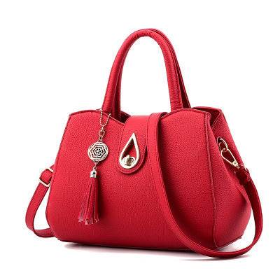 SMOOZA Famous Designer Brand Luxury Women Handbag Tassel Women Bag Top-Handle Bags Fashion Women Messenger Shoulder Bags - Mubimart