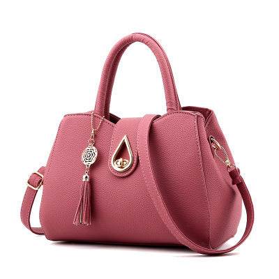 SMOOZA Famous Designer Brand Luxury Women Handbag Tassel Women Bag Top-Handle Bags Fashion Women Messenger Shoulder Bags - Mubimart