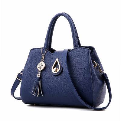 SMOOZA Famous Designer Brand Luxury Women Handbag Tassel Women Bag Top-Handle Bags Fashion Women Messenger Shoulder Bags - Mubimart