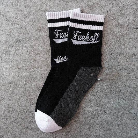 Men Socks Autumn Winter Funny Socks Gift Colorful Crew Cotton - Mubimart