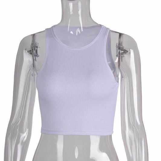 Women Summer Casual Fitness Vest - Mubimart