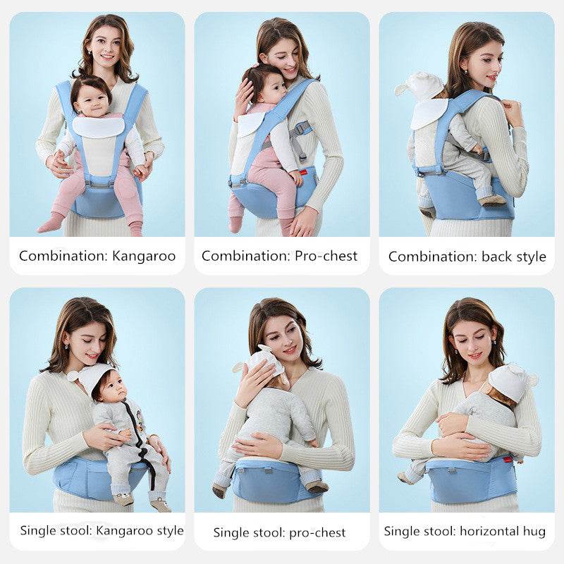 Four Seasons Breathable Baby Sling Sling Baby Waist Stool - Mubimart