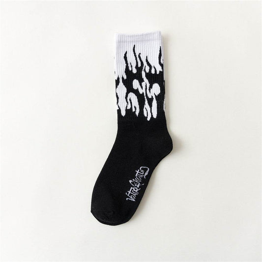 Hip Hop Socks, Tube Socks, Skateboard Socks, Couple Socks - Mubimart