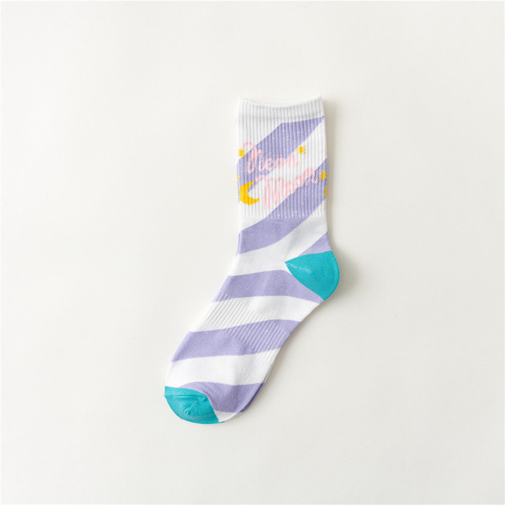 Hip Hop Socks, Tube Socks, Skateboard Socks, Couple Socks - Mubimart -  