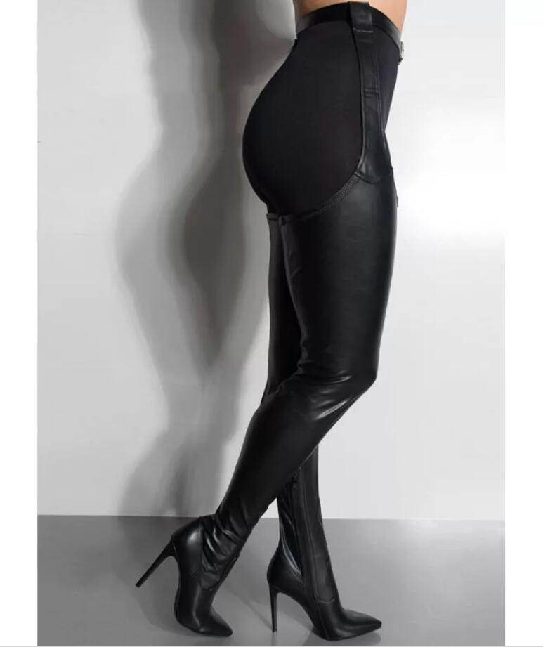 High heel sexy over-the-knee boots - Mubimart