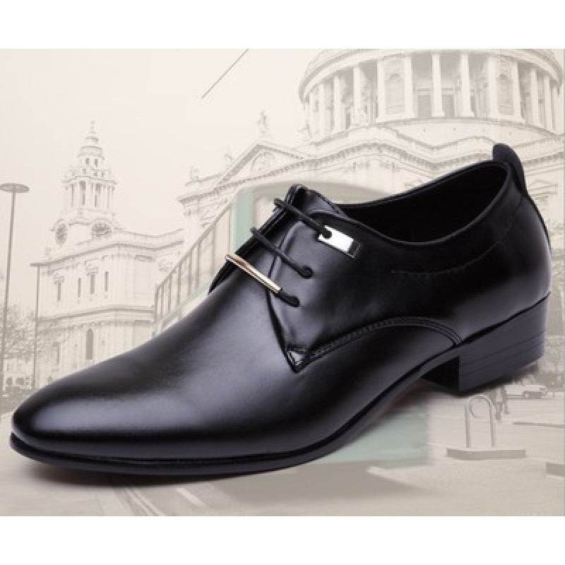 New Comfort Mens Dress Shoes Formal Lace Up Oxfords Classic - Mubimart