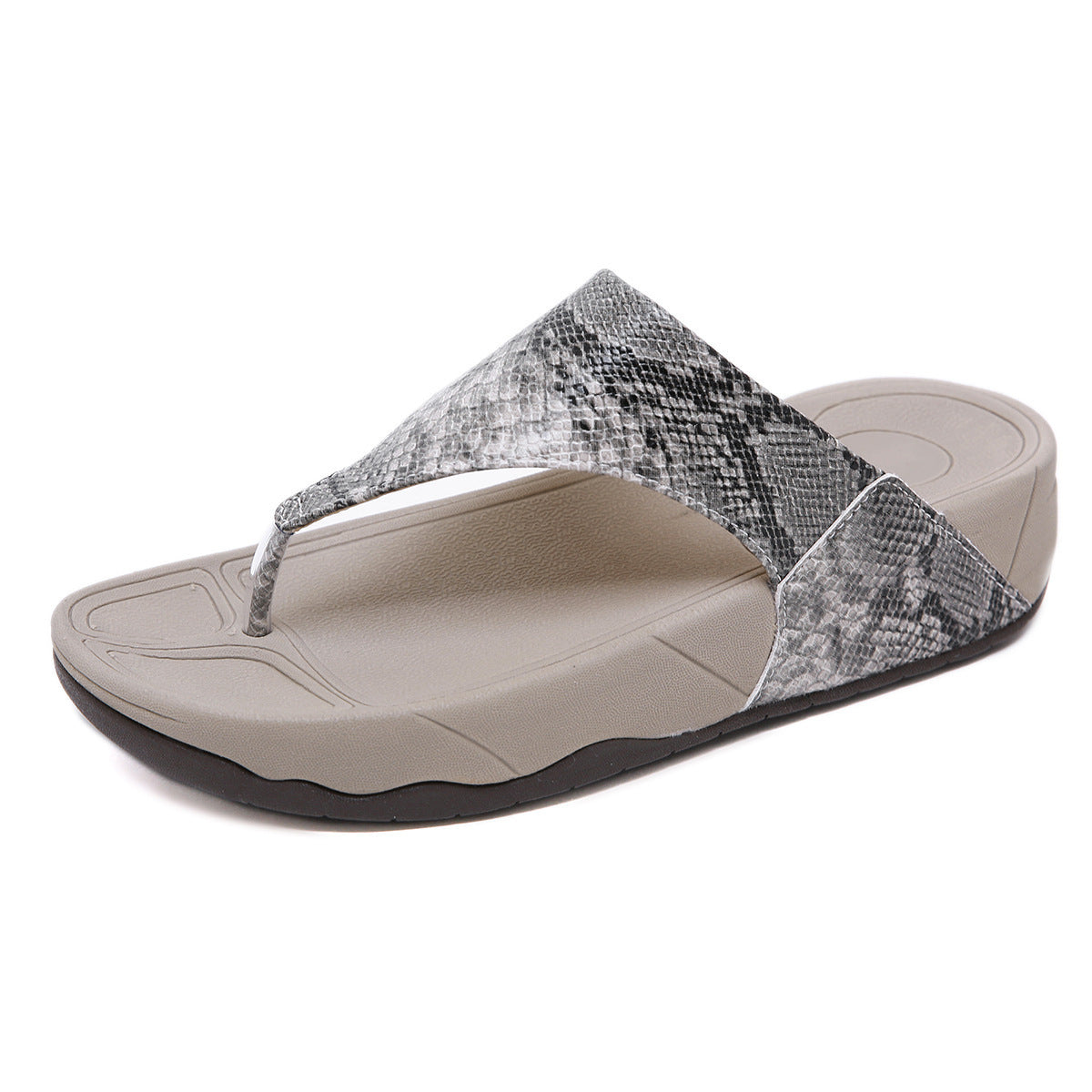 Hausschuhe Sommer Neue Strand Slides Wedges Plattform Weiche Flip-Flops Dicke Unterseite Bequeme Mode Damenschuhe