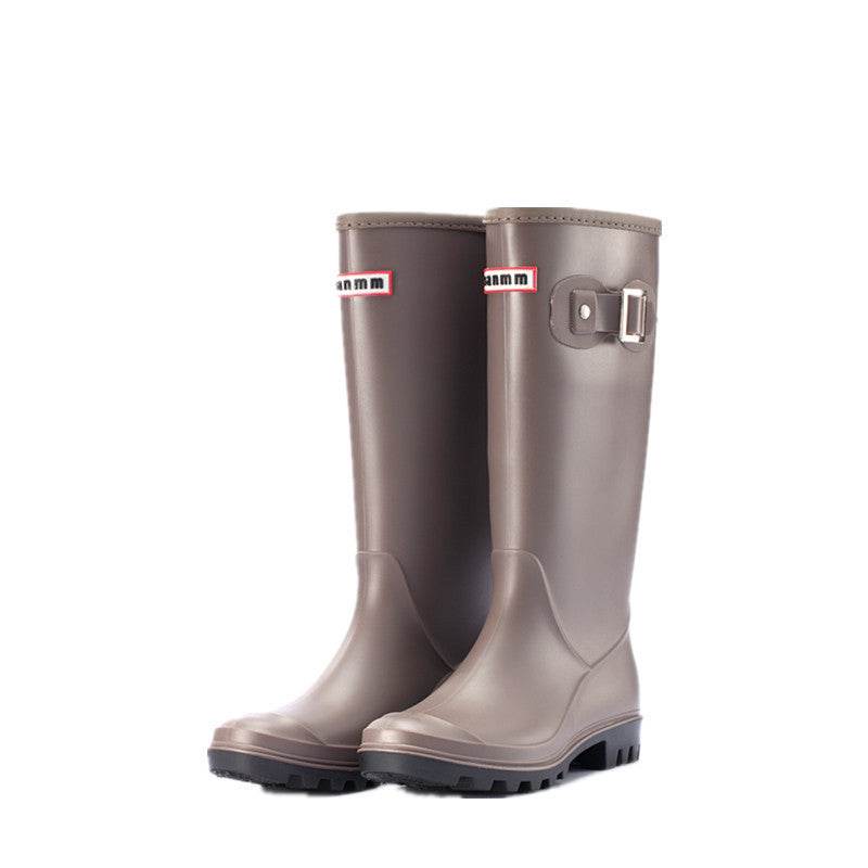 High rain boots buckle - Mubimart