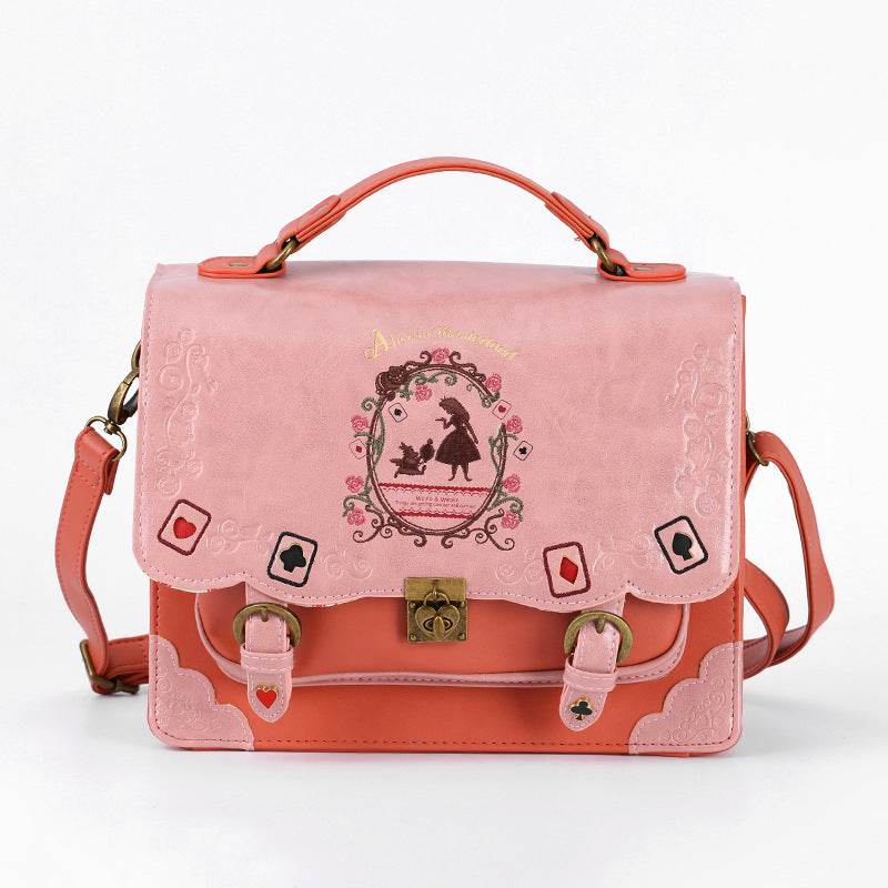 Bag Lolita Style Women Lady Girls Alice In Wonderland Designer - Mubimart