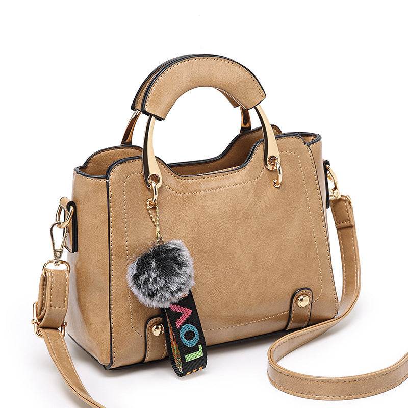 Women Vintage PU Handbag Polyester Handbag - Mubimart
