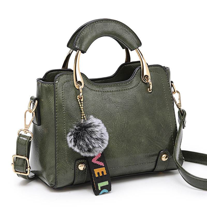 Women Vintage PU Handbag Polyester Handbag - Mubimart