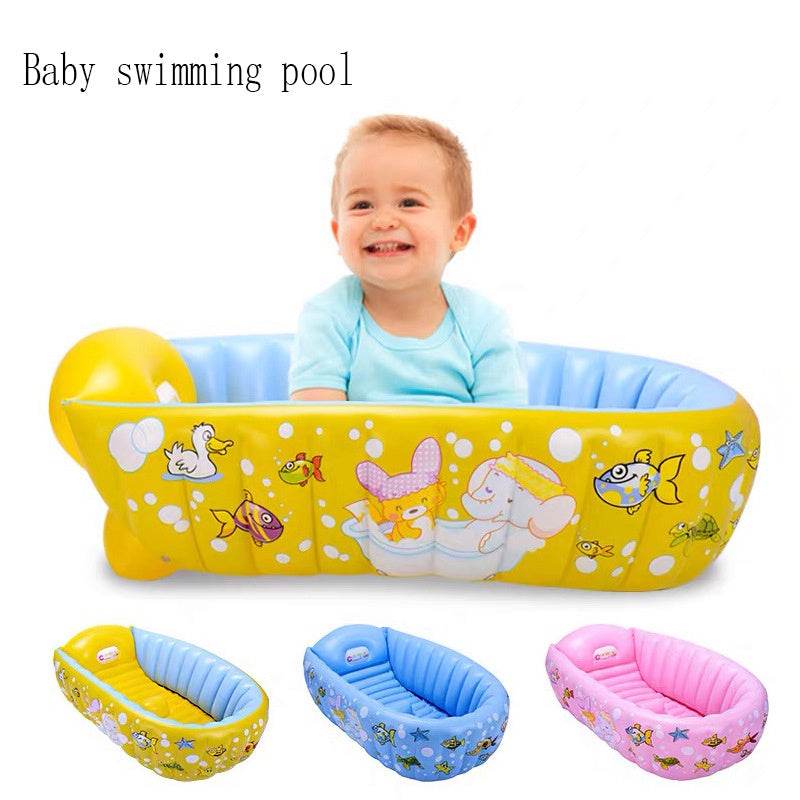 Inflatable Thermal Insulation Baby Swimming Bucket - Mubimart