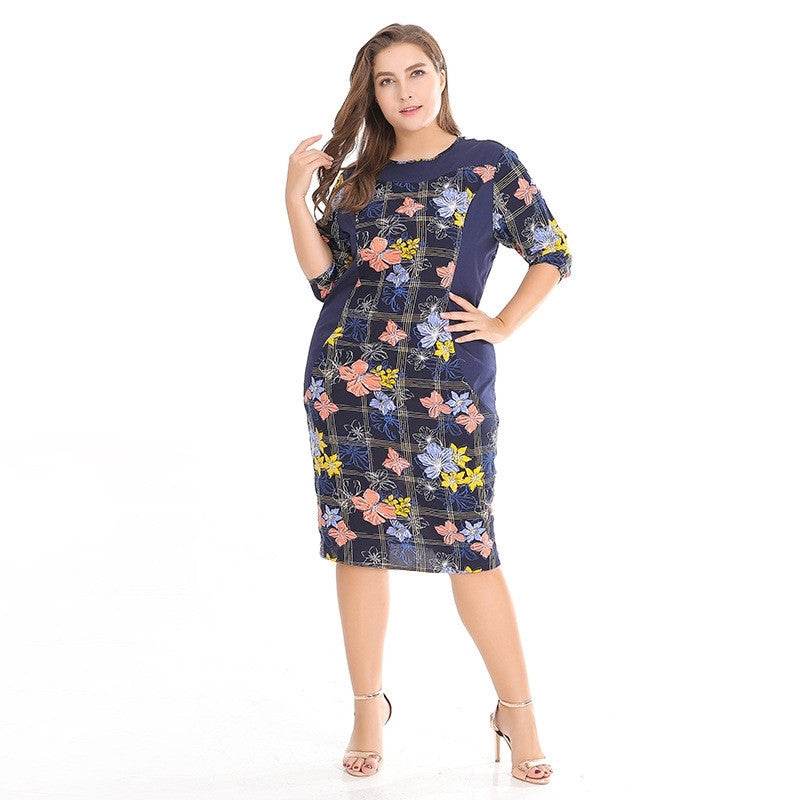 Women Plus Size High Quality Dress - Mubimart