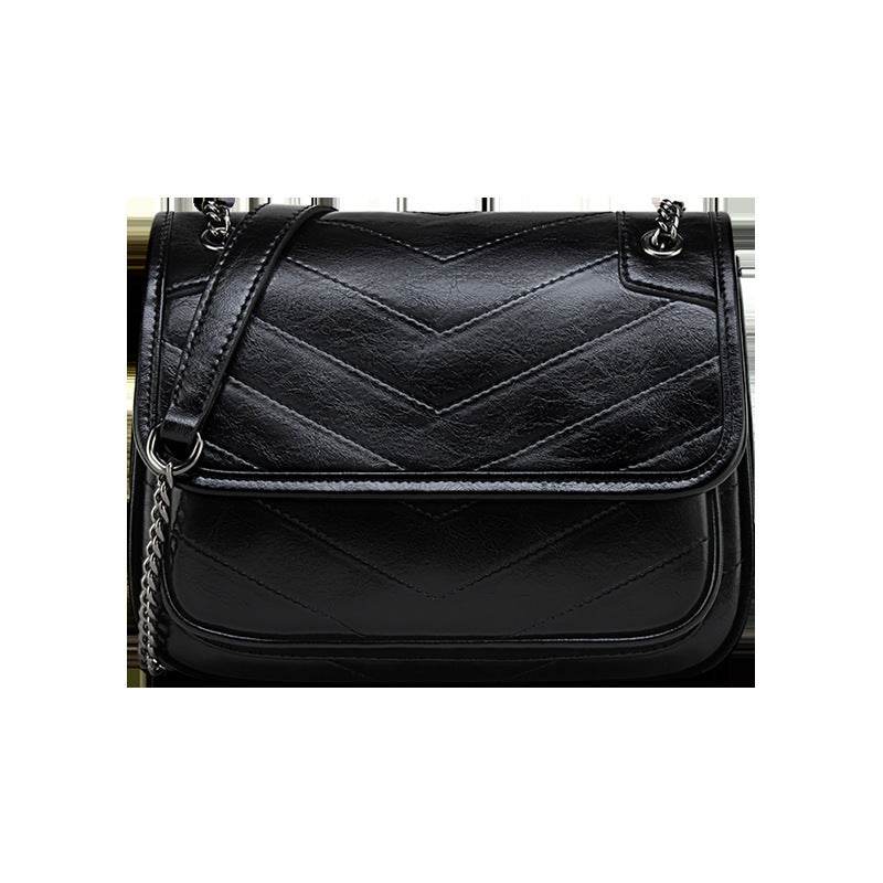 Bag Women Bag Cowhide Shoulder Bag Women - Mubimart