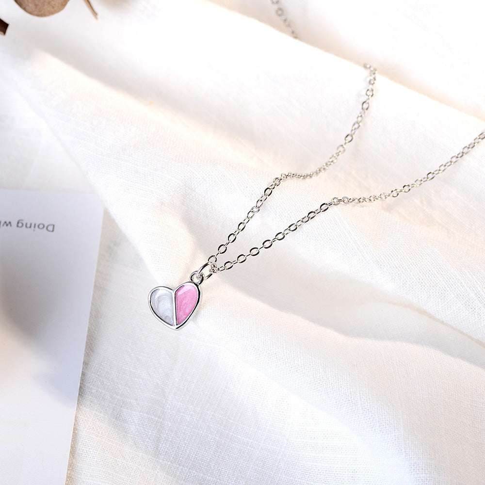 Necklace Ice Cream Heart Chain Necklace For Women - Mubimart