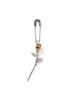 Stud Earrings Earrings Brooch Pins 925 Sterling Silver Men And Women Hip Hop - Mubimart