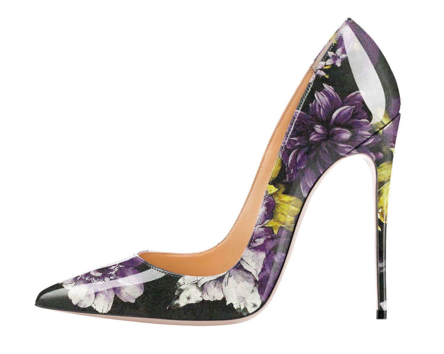 Flower Single Shoes AliExpress Explosive Pumps - Mubimart