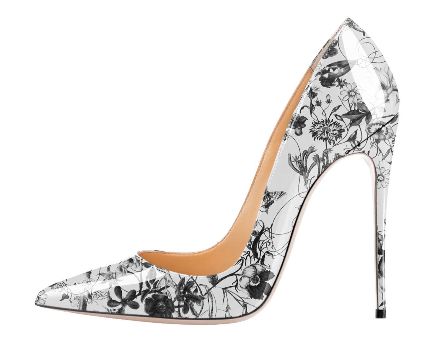 Flower Single Shoes AliExpress Explosive Pumps - Mubimart