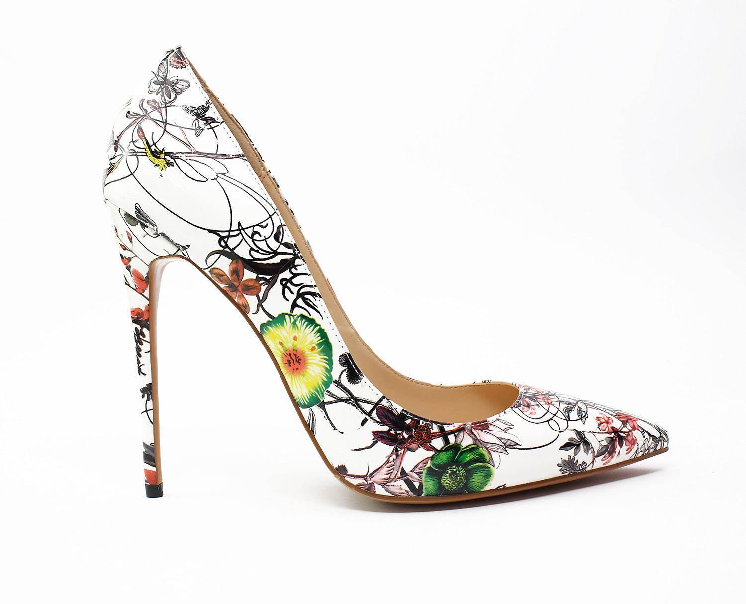 Flower Single Shoes AliExpress Explosive Pumps - Mubimart