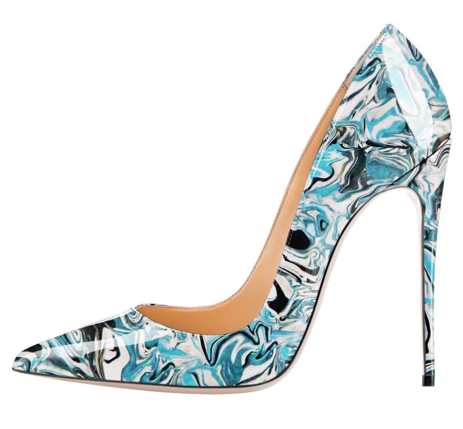Flower Single Shoes AliExpress Explosive Pumps - Mubimart