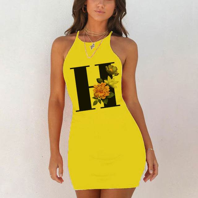 Spaghetti Camisole Mini Short Dress Women Plus Size Bodycon Dress - Mubimart