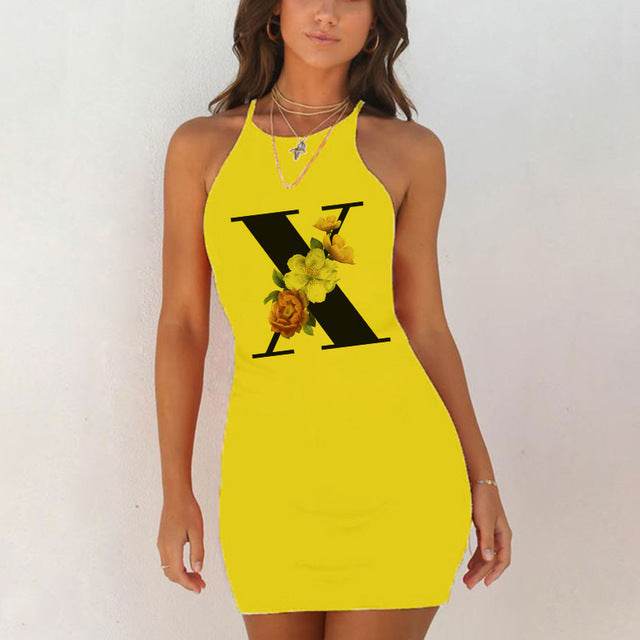 Spaghetti Camisole Mini Short Dress Women Plus Size Bodycon Dress - Mubimart