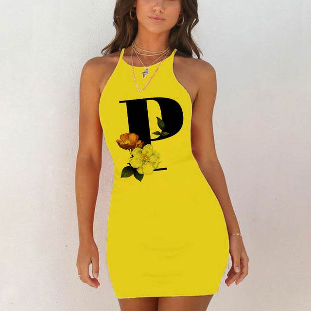 Spaghetti Camisole Mini Short Dress Women Plus Size Bodycon Dress - Mubimart