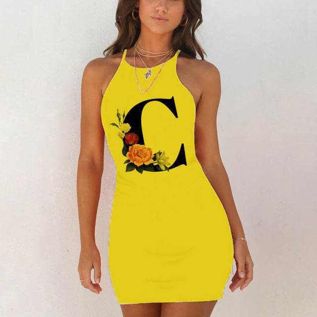 Spaghetti Camisole Mini Short Dress Women Plus Size Bodycon Dress - Mubimart