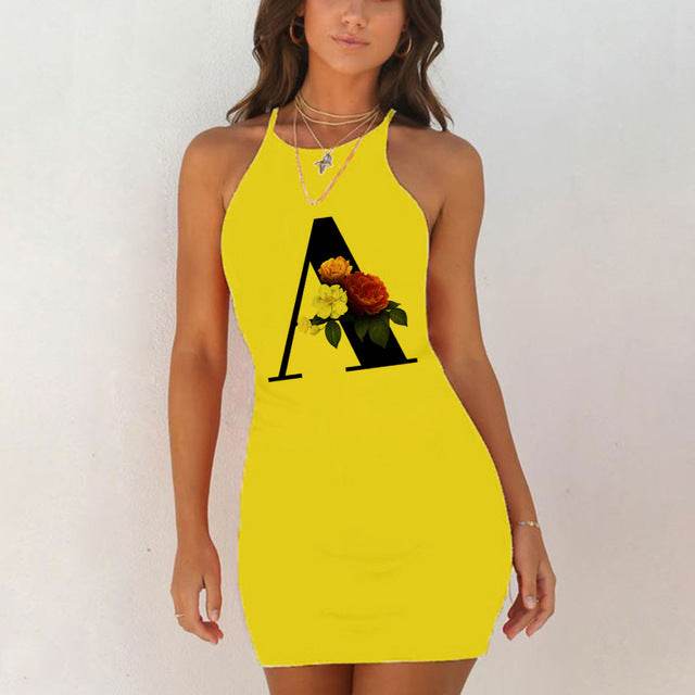 Spaghetti Camisole Mini Short Dress Women Plus Size Bodycon Dress - Mubimart