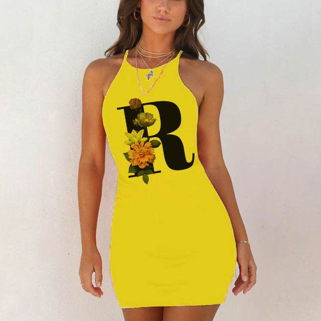 Spaghetti Camisole Mini Short Dress Women Plus Size Bodycon Dress - Mubimart
