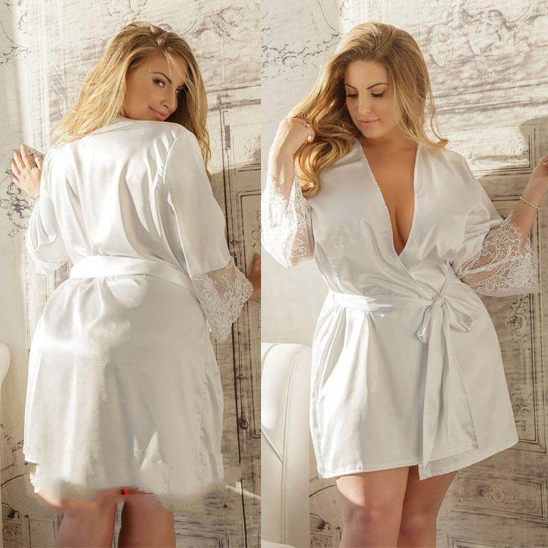 Plus Size Sexy Pajamas Nightgown For Women - Mubimart