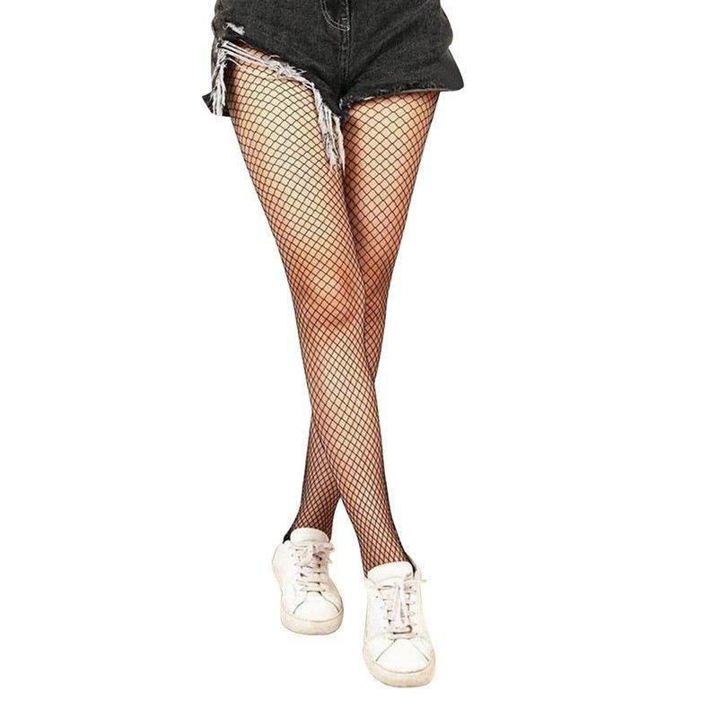 Hollow Out Pantyhose Women Stockings Club Party Hosiery Mesh - Mubimart