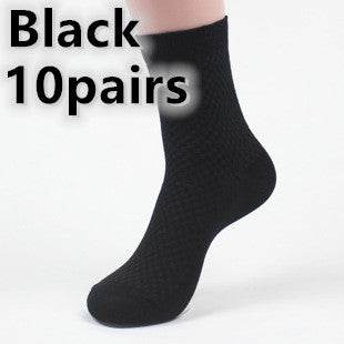 Socks men's new bamboo fiber men's socks - Mubimart