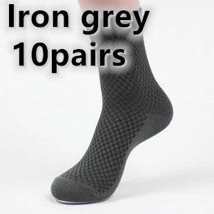 Socks men's new bamboo fiber men's socks - Mubimart