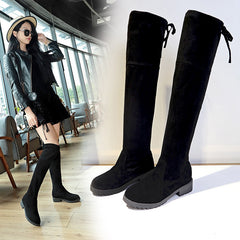 Women's Thick Heel Over The Knee Boots