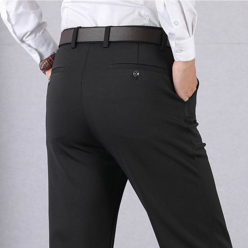 High Stretch Mens Classic Pants - Mubimart