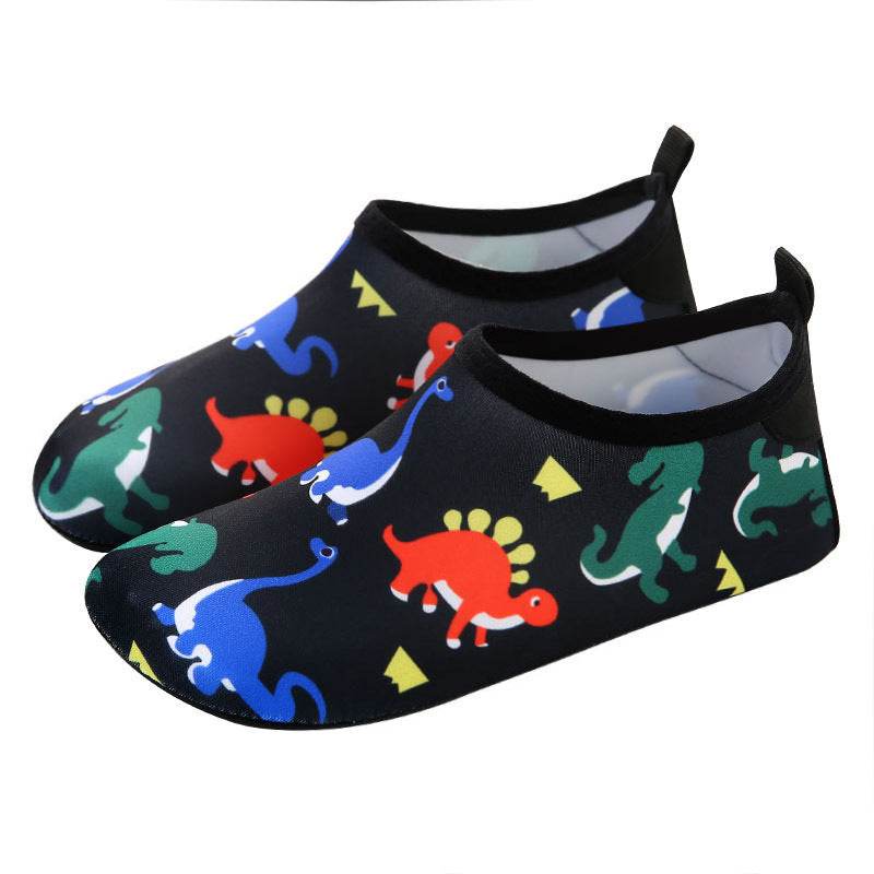 Water Park Cartoon Rubber Sole Beach Socks Shoes - Mubimart