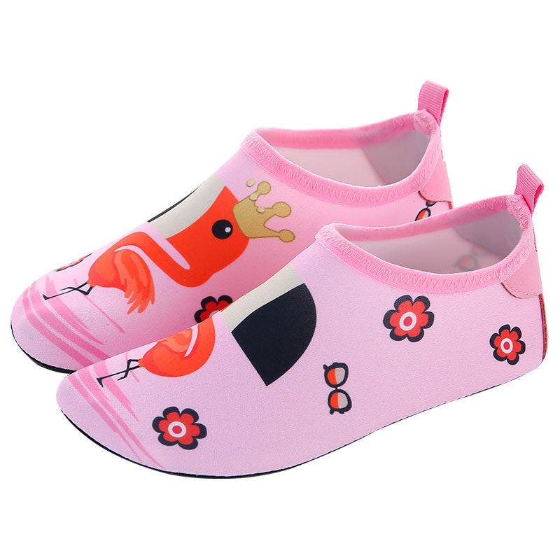 Water Park Cartoon Rubber Sole Beach Socks Shoes - Mubimart