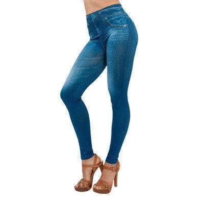 Women Winter Leggings Jeans Pants - Mubimart