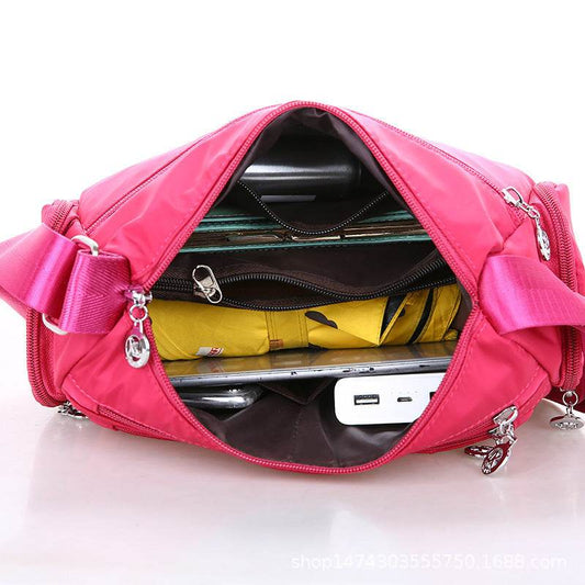 Fashion Women Shoulder Messenger Bag Waterproof Nylon - Mubimart