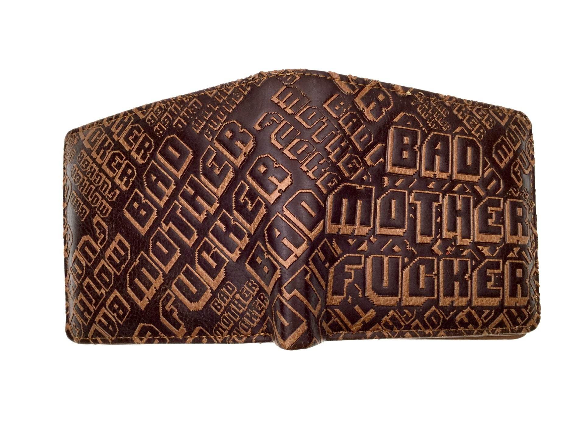 Pulp Fiction Peripheral Wallet PU Leather Embossed Men's Wallet BMF Student Personality Coin Purse Card Case Wallet - Mubimart
