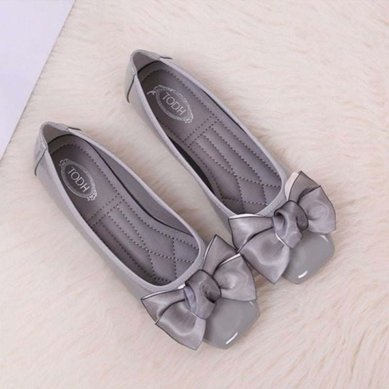 Womens Shoes Ballet Flats Boat Shoes Woman Slip-on Elegant Shine