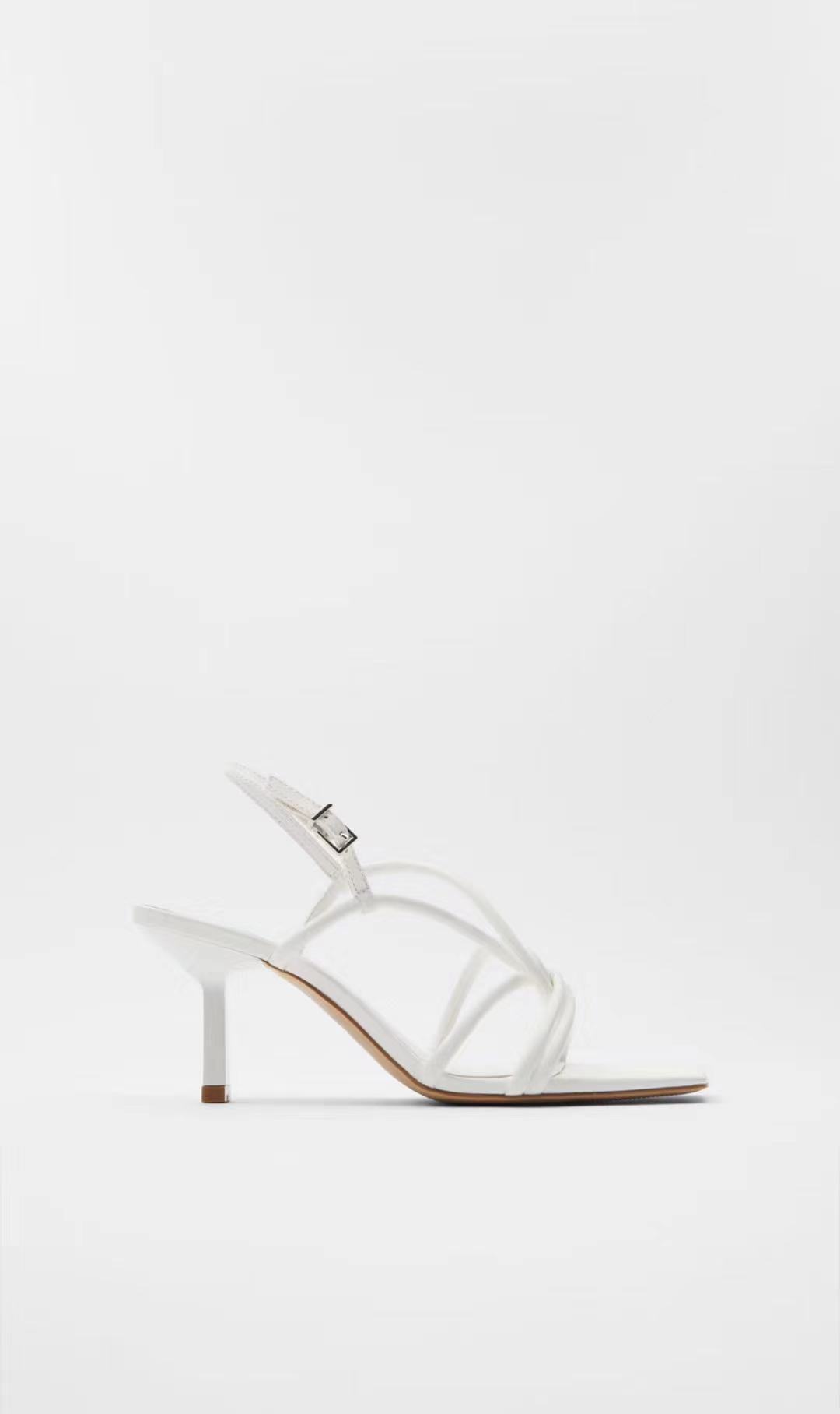 Stiletto Toe Buckle Sandals