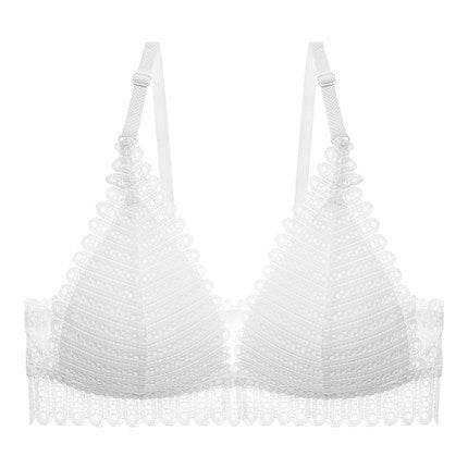 Gathering bra thin cup back bra - Mubimart