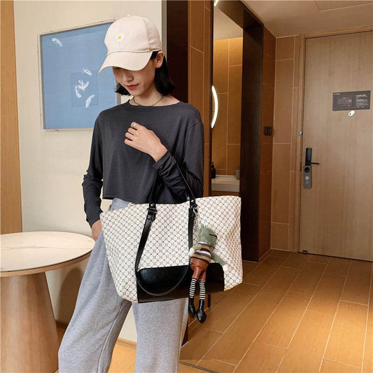 Large-Capacity Summer Shoulder Bag Women - Mubimart