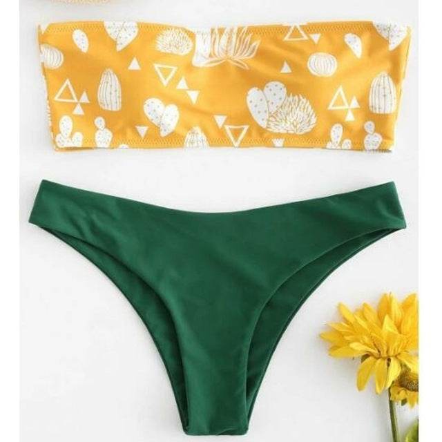 Bikini Swimwear Women Push Up Swimsuit - Mubimart