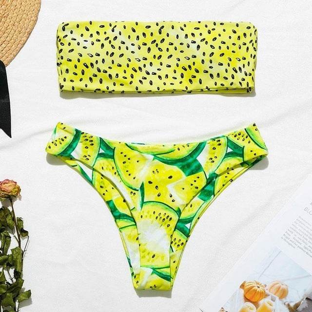 Bikini Swimwear Women Push Up Swimsuit - Mubimart