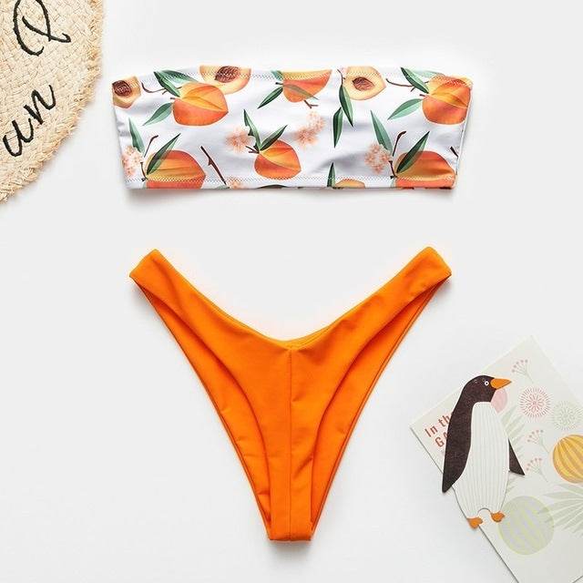 Bikini Swimwear Women Push Up Swimsuit - Mubimart