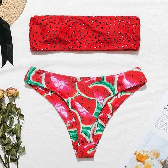 Bikini Swimwear Women Push Up Swimsuit - Mubimart